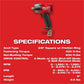 Milwaukee Tool M18 FUEL 3/8" Mid-Torque Impact Wrench w/ Friction Ring, Bare Tool